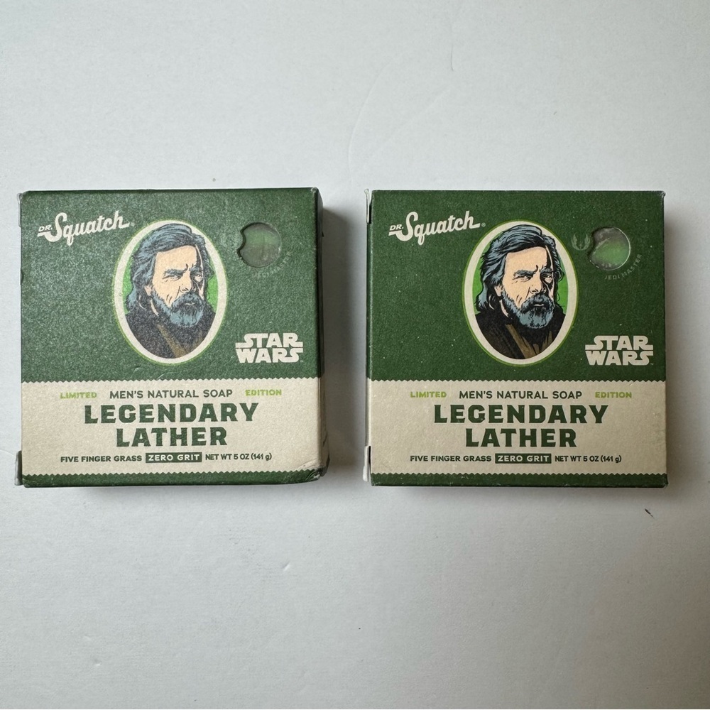 Dr. Squatch Legendary Lather Star Wars Natural Bar Soap for Men, 5 oz x 2